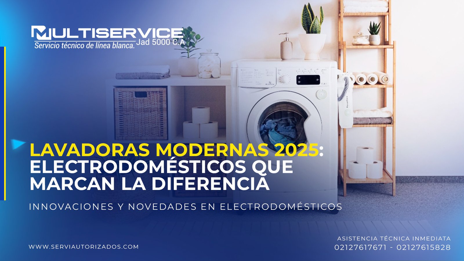 Lavadoras modernas 2025